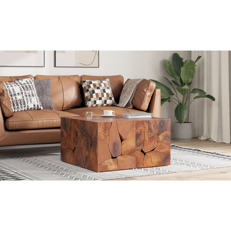 Kaur Solid Wood Accent Stool