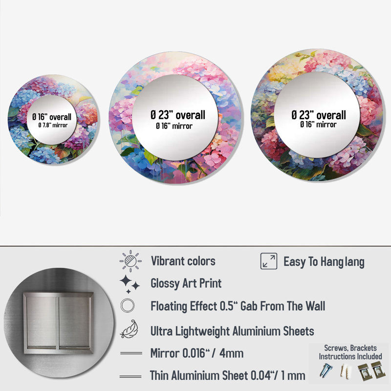 Miroir mural Tyris