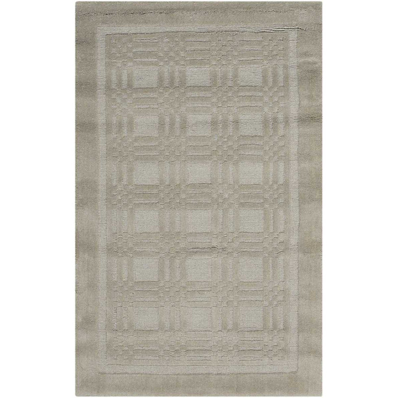Tapis traditionnel Corrigan Studio® Tressa Collection - gris, Rectangle 3 pi 6 po x 5 pi 6 po