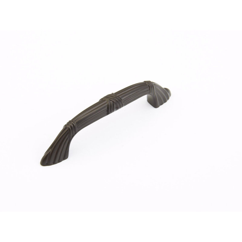 Poignée d'armoire Schaub Versailles , Bronze frotté à l'huile, 3.5"