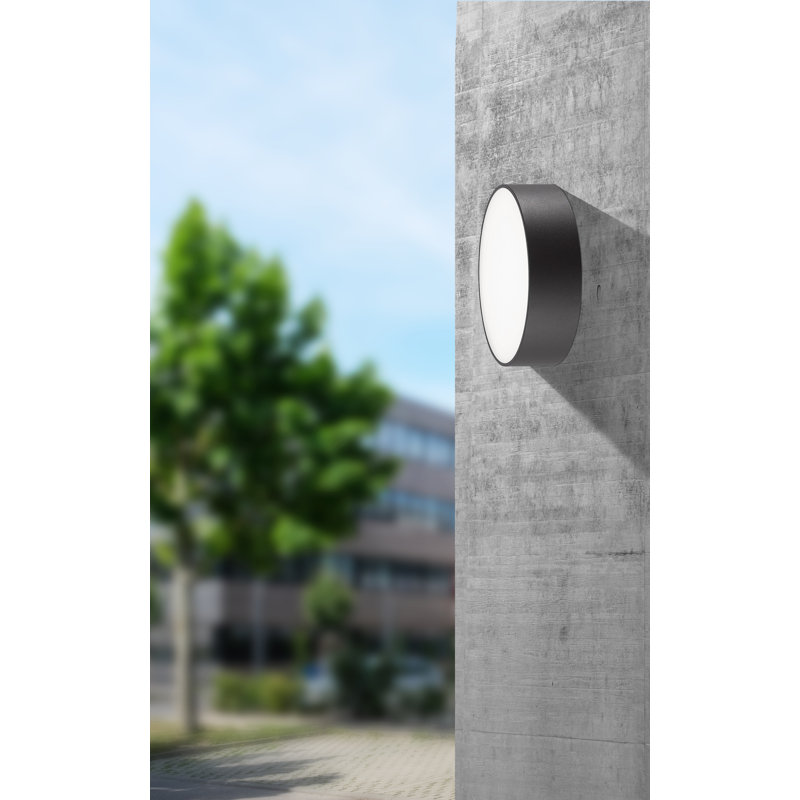 LED Outdoor Flush Mount, 70cm H x 70cm W x 25cm D