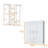 White All-In-One 2-Door Armoire