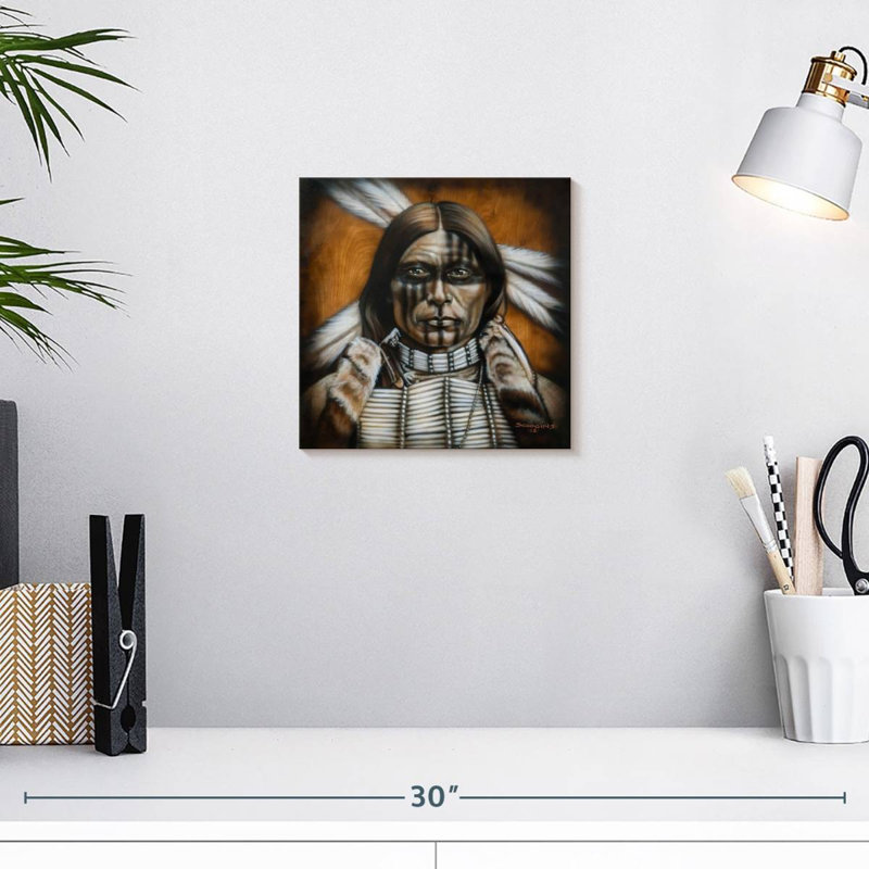 Peinture de Leisha, H 10 po x l 10 po