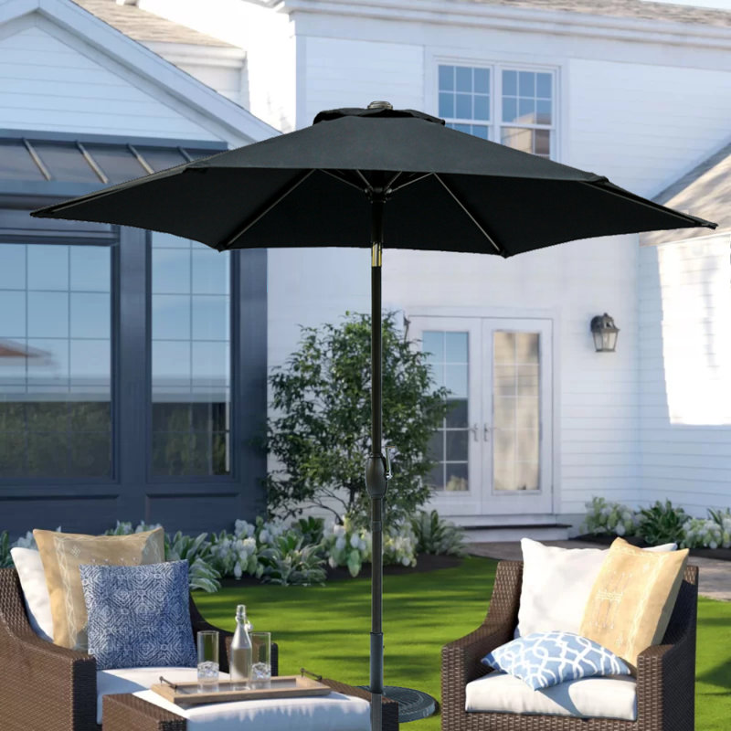Parasol Sawyer, Noir, H 90 po x l 90 po x P 90 po
