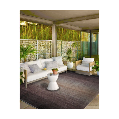 Tapis intérieur / extérieur brun Beryl