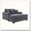 Chaise longue surdimensionnée de 55 po avec station de charge intégrée et porte-gobelets-1175170122