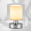 Lulworth Chrome Plinth Table Lamp