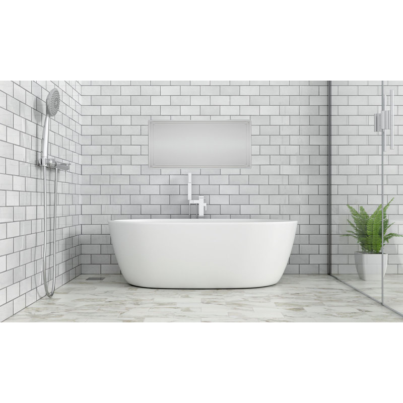 Miroir biseauté moderne et contemporain Humbert, H 31,5 po x l 23,6 po