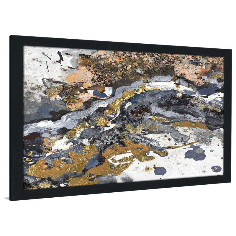 «Turbulence Square I» par Patricia Pinto - reproduction de cadre photo, H 21,5 po x l 27,5 po x P 0,75 po