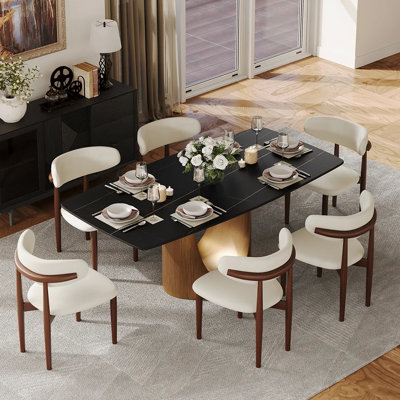 Rectangular Sintered Stone Dining Table