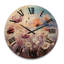 Horloge murale en bois surdimensionnée Wildflowers-319736061