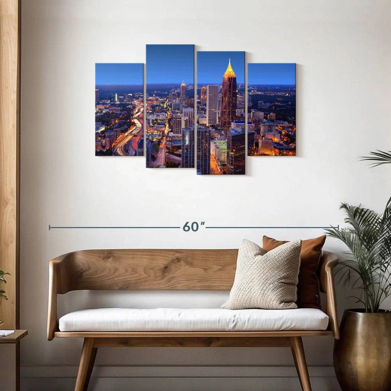 Sirci Atlanta Nightscape, H 27 po x l 43 po