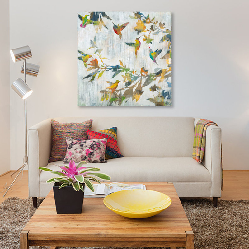 Reproduction d'art sur toile, H 12 po x l 12 po x P 0,75 po, Toile tendue, Pas de tapis