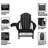 Garbani Foldable Outdoor Adirondack Chair-2069332995