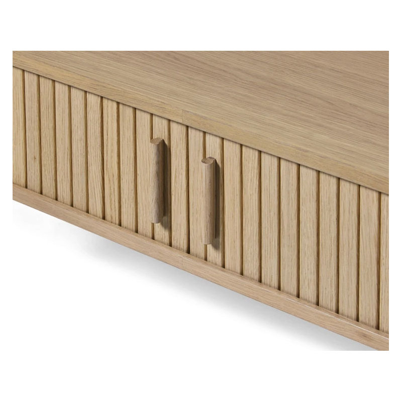 Tarcha Coffee Table with Storage, White Wood