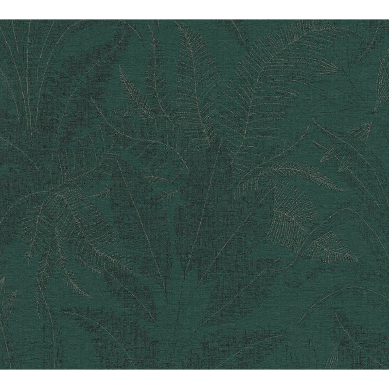 Rahnuma 10.05m x 53cm Glitter Double Roll, Green