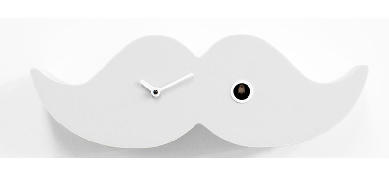 Vinita Wood Wall Clock, White