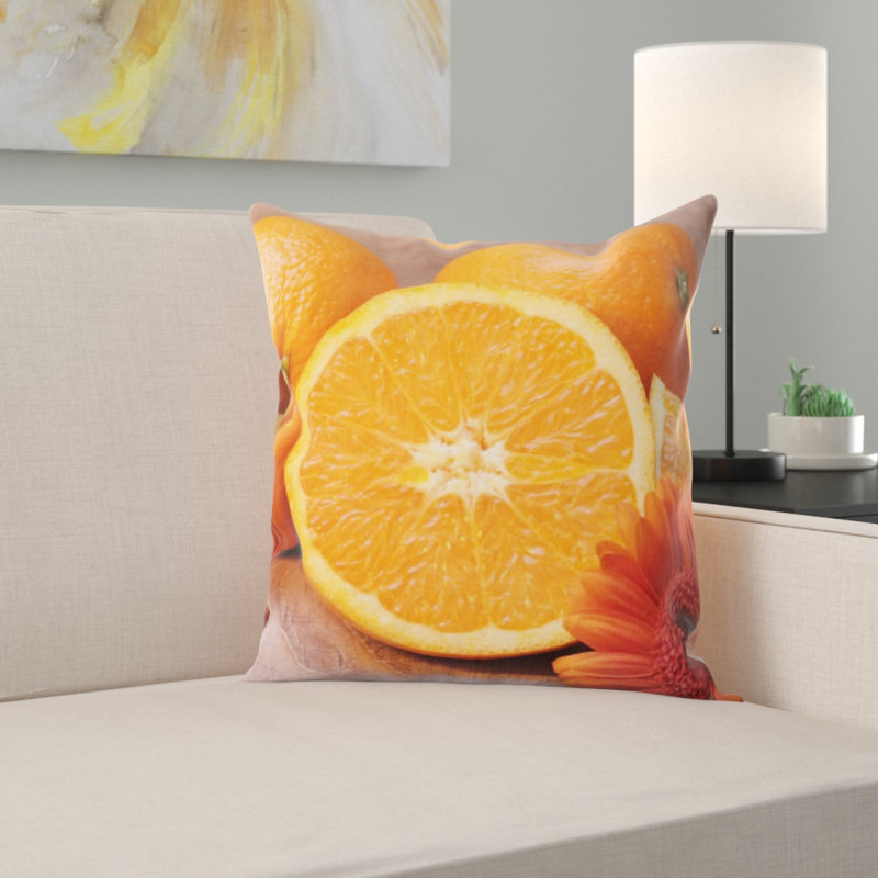 Coussin orange
