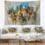 Tapisserie aquarelle de paysage urbain de Villajoyosa-28486629