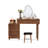 Makeup Vanity with Light mirror,6 drawers,1 chair