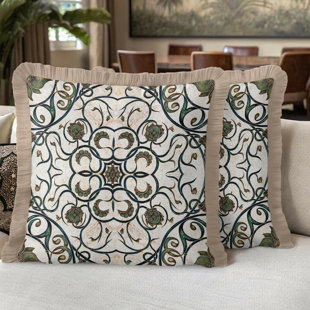 Housse de coussin Antique Floral (Ensemble de 2)