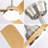52 Inch Ceiling Fan With 22W LED Light And Remote Control 5 ABS Blades For Living Room