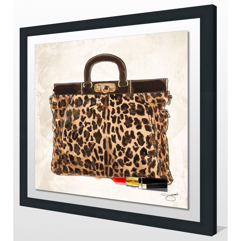 «Wild At Heart», reproduction, H 25,5 po x l 25,5 po x P 1 po, Cadre espresso
