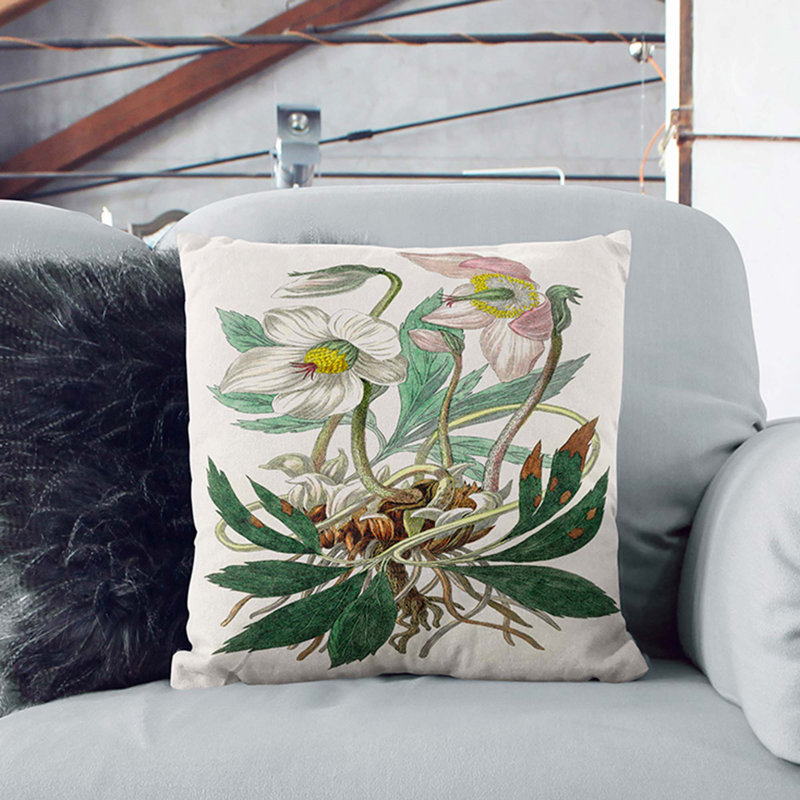 Square Throw Cushion, 55cm H x 55cm W x 20cm D