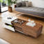Sliding Top Coffee Table With Storage-350928171