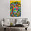 Lion Good by Dean Russo - Print on Canvas-42151671-56735782