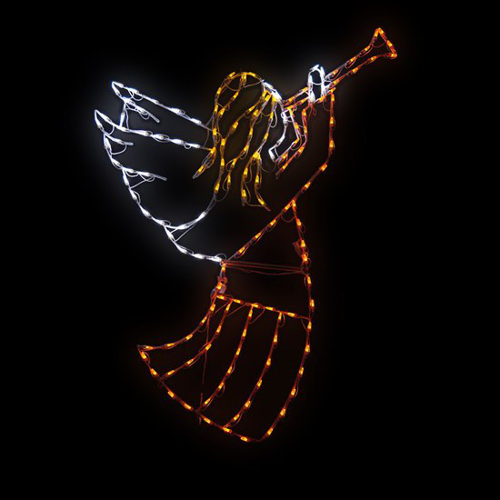Ange avec corne lumineuse