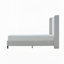 Tall Headboard Upholstered Bed,No Box Spring Needed-4635194