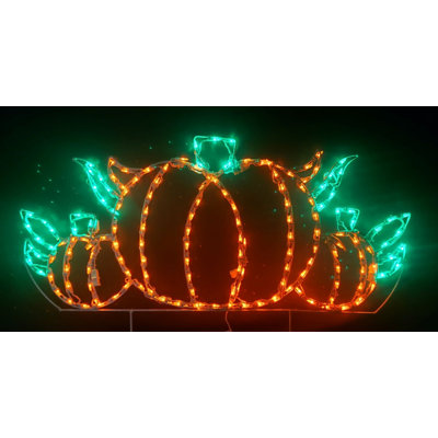 Pumpkin Patch Thanksgiving Fall Halloween Holiday Lighted Display