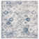 Harty Oriental White/Royal Blue Area Rug