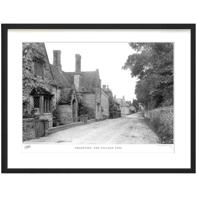 Frampton, The Village 1906 by Francis Frith - Single Picture Frame Print