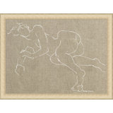 Lounging Figure by Lillian August - Picture Frame Painting