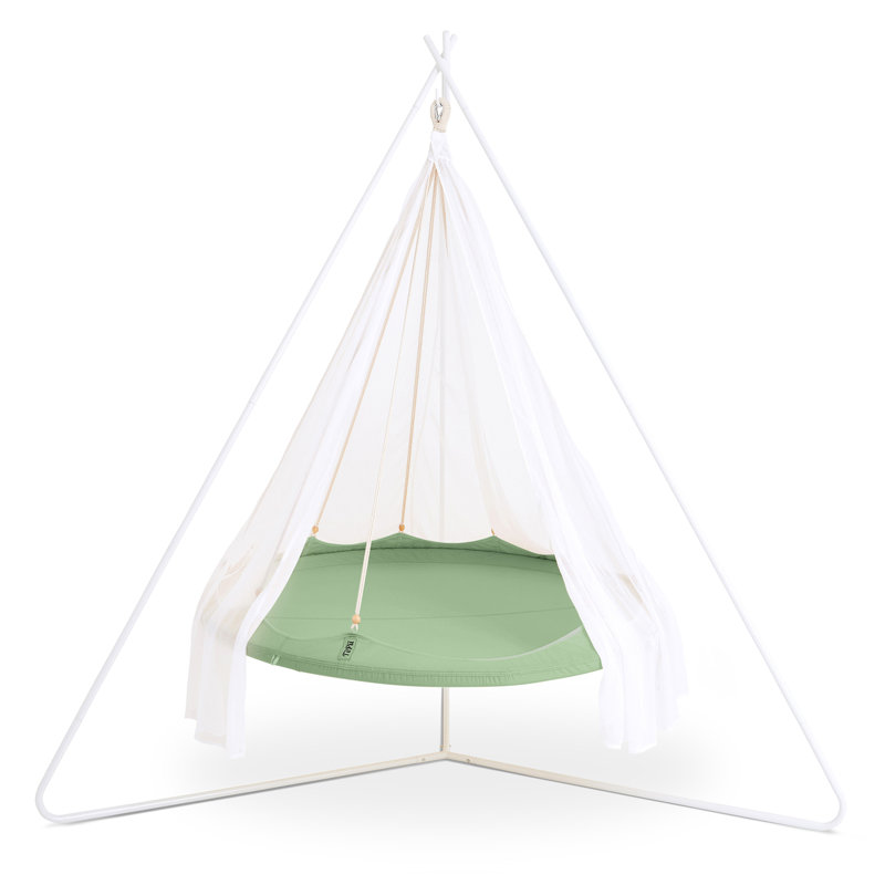 Balancelle avec support Classic TiiPii Bed, Olive, 5 pi