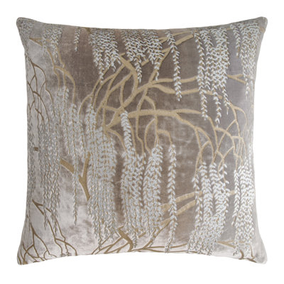 Metallic Square Velvet Pillow Cover & Insert