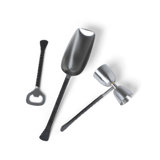 Rustic Modern Stainless Steel Bar Tool Set
