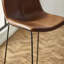 Anaysia Upholstered Counter Stool with Metal Frame