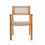 Chaises d'extérieur en bois d'acacia et rotin-1345681039