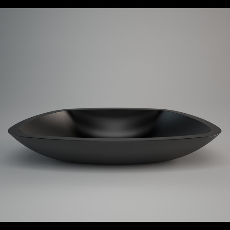 Maestro Bath Unique 13.8'' Teknoform Rectangular Bathroom Sink