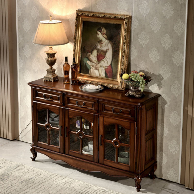 Three-Door Simple Sideboard