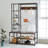 47.24 " Wide Hall Tree with Shoe Storage and Shelves