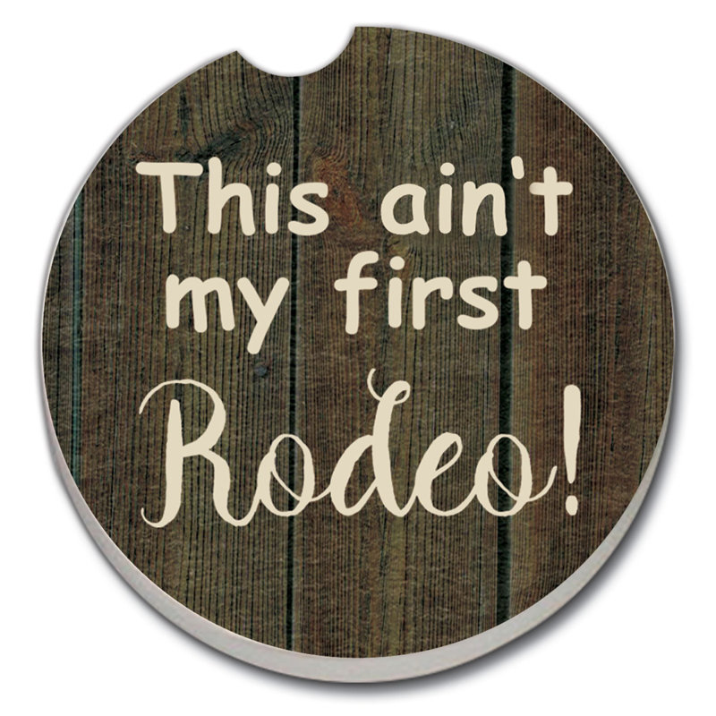 Sous-verre absorbant rodeo voiture my first