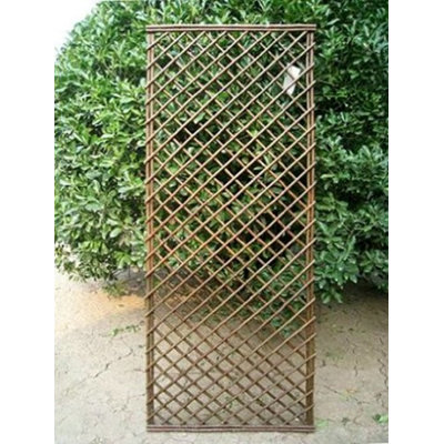72'' H x 24'' W Wood Lattice Panel Trellis