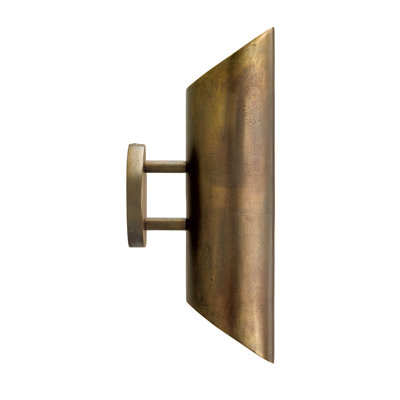 5" W x 16" H 2-Light Cylindrical Dual Sconce in Distressed Oxidized Brass