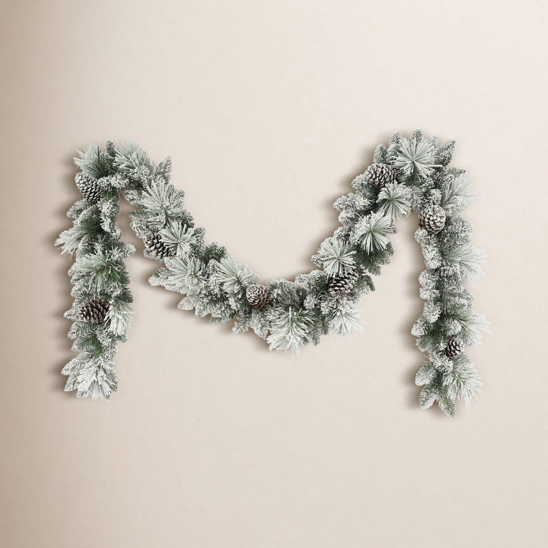 110'' in. Faux Spruce Garland