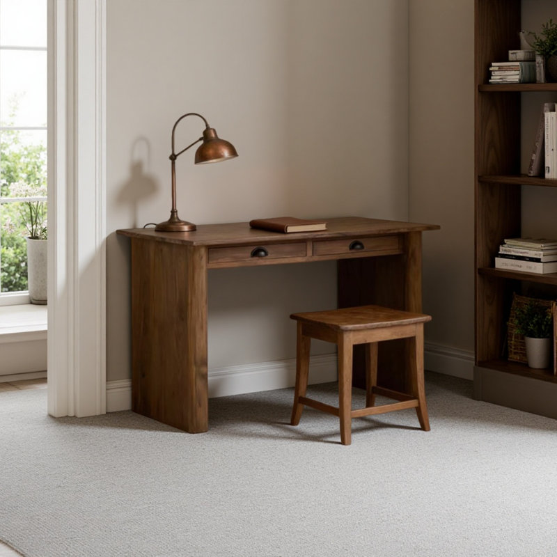 Teak wood solid desk