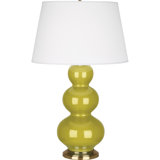 Triple Gourd Ceramic Table Lamp